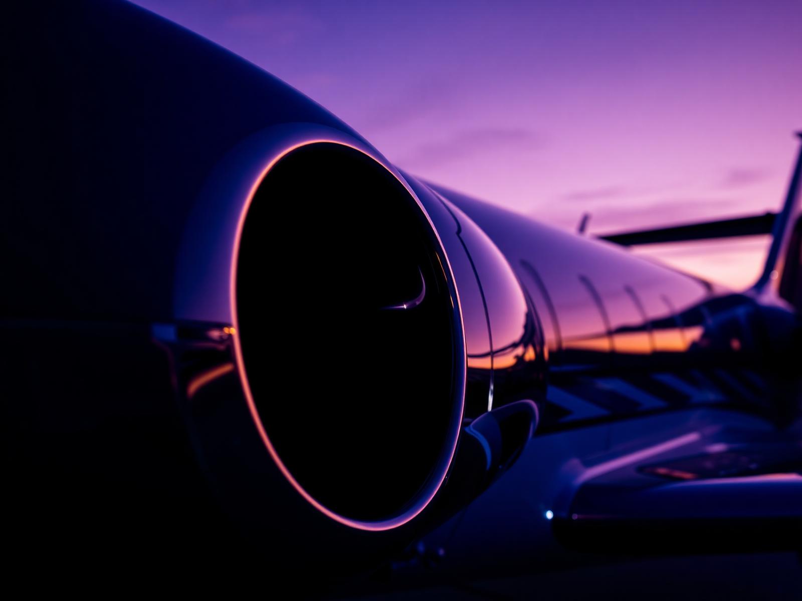 Dettaglio jet privato